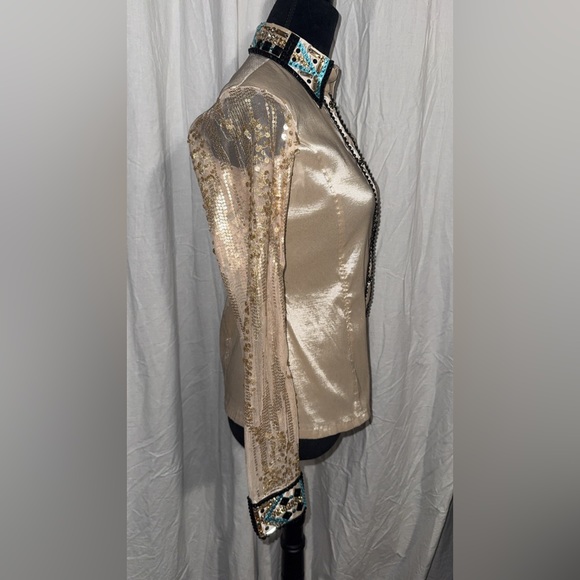 Gold Western Horsemanship Day Shirt - Picture 2 of 4